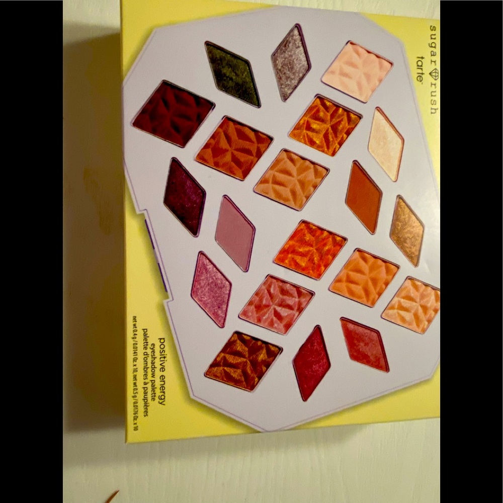 Tarte positive energy eyeshadow palette.